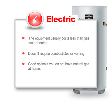 Electric hot water tanks