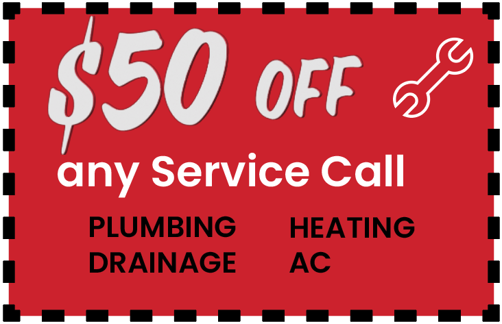 50 dollars off any service call in Greater Victoria!